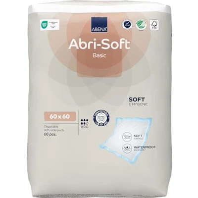 Image of Abri Soft Basic Disposbale Puppy Pad, 60x60