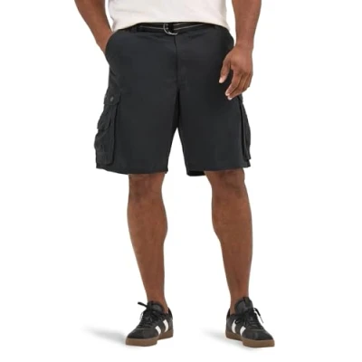 Image of Lee Men&#039;s Dungarees New Belted Wyoming cargo shorts, Black, 33W UK