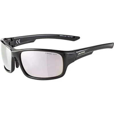 Image of ALPINA Unisex Adult, LYRON S sports glasses, black gloss, One Size