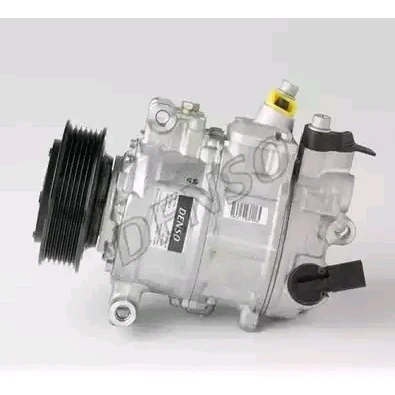 Image of 7E0820803J AC Compressor DENSO DCP32065 6SEU14C PAG 46 R134a VOLKSWAGEN: Transporter 5, Amarok Pickup, 5 Bus