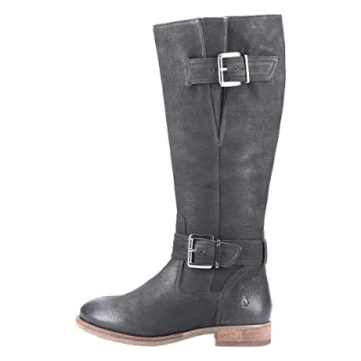 Image of Hush Puppies Women&#039;s Estelle Knee High Boot, Black, 4 UK