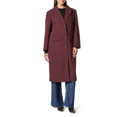 Image of The Drop Liam Loose Overcoat Coats, Decadent Chocolate, XS