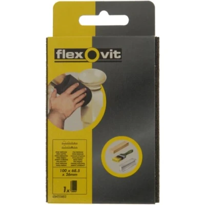Image of FLEXOVIT FX63642556852 Sanding Sponge, Fine/Medium