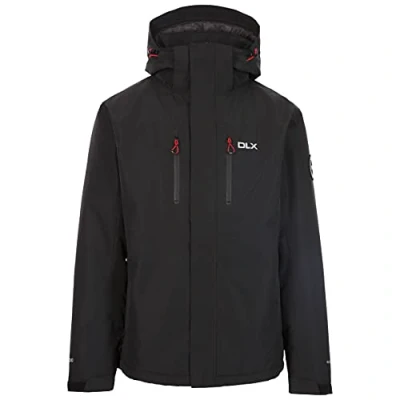 Image of DLX Mens Waterproof Jacket Padded Zip Off Hood Oswarm