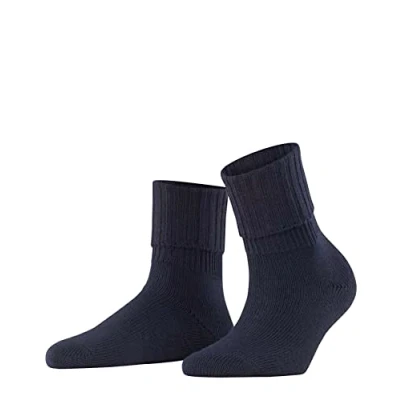 Image of Falke Striggings Rib Boot sock warm Socks, Women&#039;s, Size: 5.5 7.5, Dark navy