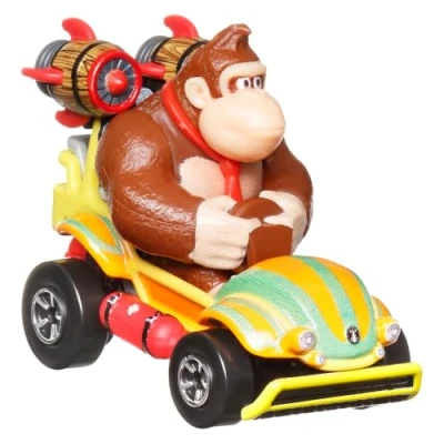 Image of Hot Wheels Mario Kart Collection of 1:64 Scale Die Cast Replica Vehicles, Toy Collectibles, GBG26