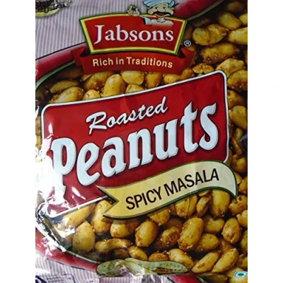 Image of Jabsons Roasted Peanuts Spicy Masala 150g (Pack of 2)