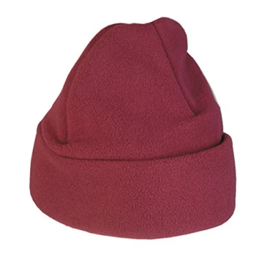 Image of Childs Fleece Hat, Maroon, Medium