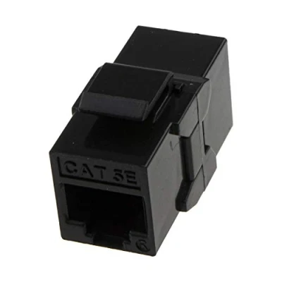 Image of kenable RJ45 Panel Mount Coupler Pass Through Module Cat5E UTP For Load Bar