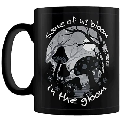 Image of Grindstore Some Of Us Bloom In The Gloom Mug Black
