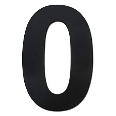 Image of nanlyiau 4in/10.2cm Floating House Number Black Door Stainless Steel Numbers Made of solid 304 Appearance Address Numbers(0)