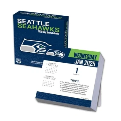 Image of Turner Sports Seattle Seahawks 2025 Box Calendar (25998053056)