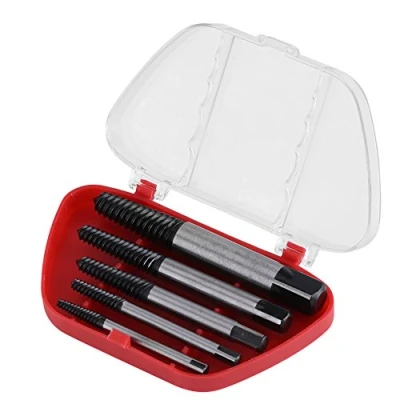 Image of TOPINCN 5Pcs Broken Screw Extractor Bit Damaged Remove Set Bolt Easy Take Out Removing Tool With Box