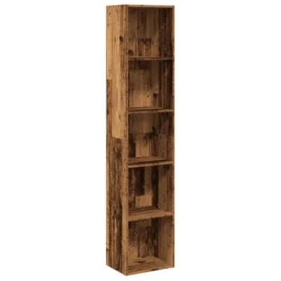 Image of vidaXL Bookcase Old Wood 40x30x189 cm Engineered