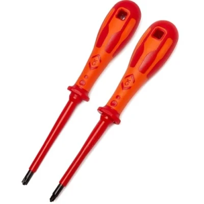 Image of C.K Dextro VDE Modulo Terminal Screwdriver Set 1pt x 80mm &amp; 2pt x100mm