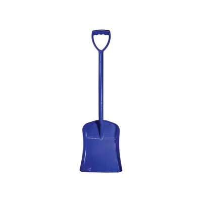 Image of Faithfull FAIPLSHOVEL Blue Plastic Shovel with Coated Steel Shaft