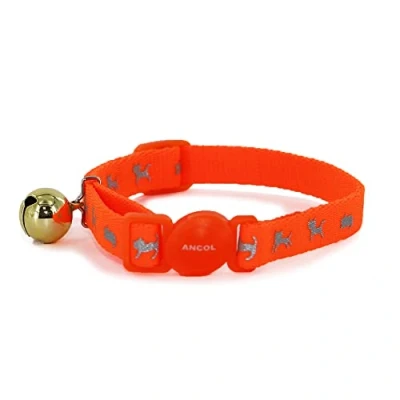 Image of Ancol Hi Vis Cat Collar Orange