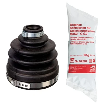 Image of 495952Y900, 495952Y900SK, 495952Y900SK1 CV Boot FEBI BILSTEIN 172466 Front Axle, transmission sided Rubber HYUNDAI: ix35