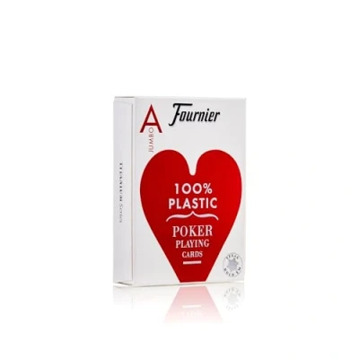 Image of FOURNIER 1028934 No 2500 Plastic Professional Poker Playing Cards. Casino Quality, Assorted