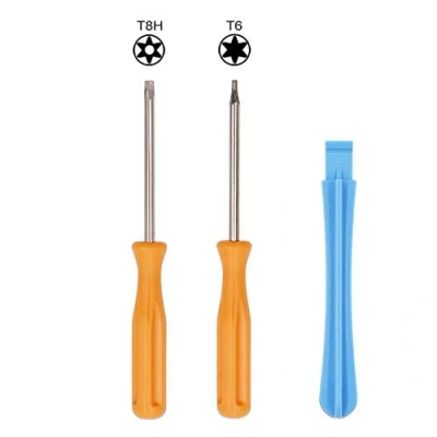 Image of CustomControllerModz Xbox One and 360 Controller Opening Tool Torx T6 T8 Security Tamperproof Screwdriver Open Repair