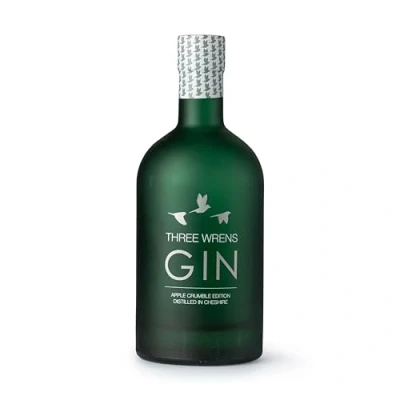Image of Three Wrens Apple Crumble Gin (70cl, 40% ABV) ❘ Double Gold Award Winning Flavoured Infused With Baked Apples, Juniper, Cinnamon &amp; Toasted Oats Warming Fruit Flavour Refreshing Finish