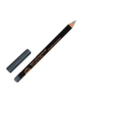 Image of 09 Metallic Charcoal Grey More Rich Colour Kajal bright eye effect eyeliner and waterliner inner eyelid Kohl liner pencil