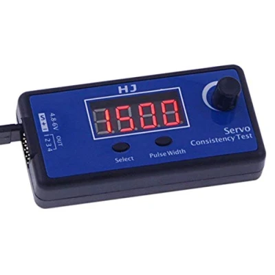 Image of DollaTek Digital Servo Tester, ESC Consistency Tester Speed Controller for RC Helicopter Airplane Car Motor Throttle Display