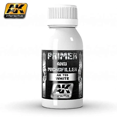 Image of AK Interactive AK00759 White Primer Microfiller 100 ml