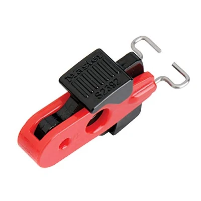 Image of Master Lock Miniature circuit breaker lockout, pin in toggles