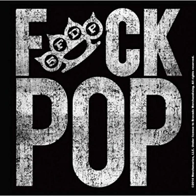 Image of Five Finger Death Punch Coaster F*ck Pop Official Cork single drink One Size