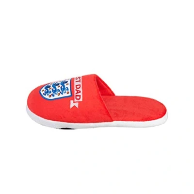 Image of FOCO Officially Licensed Best Dad Football Mule Slippers (England) (12/13 UK)