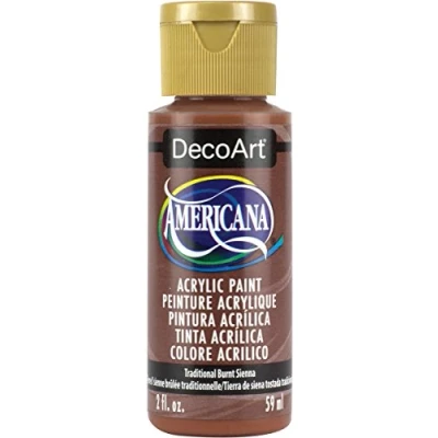 Image of DecoArt Americana Acrylic Multi Purpose Paint, Traditional Burnt Sienna