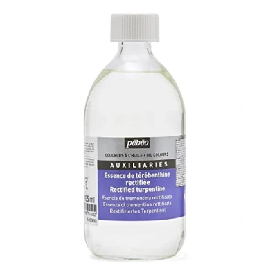 Image of Pebeo 650303 495 ml Rectified Turpentine, Transparent