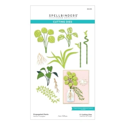 Image of Spellbinders S6 230 Propagated Plants Etched Dies from The Propagation Garden Collection by Annie Williams