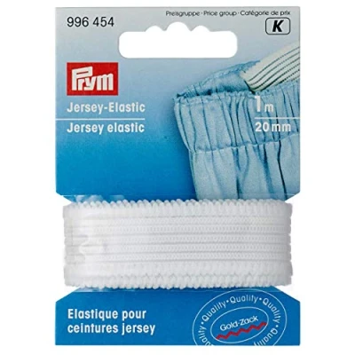 Image of Prym Elastic, Pink, 20 mm, weiß, 1 m