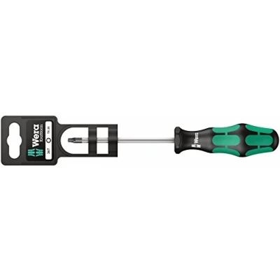 Image of Wera 05100062001 20 x 100 mm 367 SB 1 TX Hang Tag Screwdriver for TORX Screws Silver