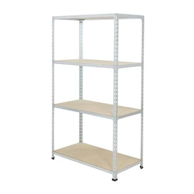 Image of BiGDUG Garage Shelving Units 4 Tier 1600mm Melamine Shelves Racking (1600h x 915w 455d mm)