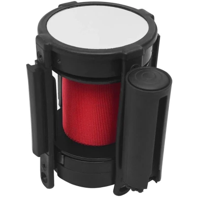 Image of vidaXL Retractable Belt Barrier 200 cm Red