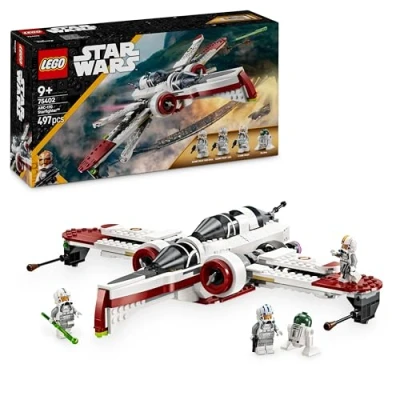 Image of LEGO Star Wars 75402 ARC 170 Starfighter Building Toy with 3 Clone Pilot Minifigures, plus an R4 P44 Droid Figure, Birthday Gift Idea for Revenge of The Sith Fans, 9+ Year Old Boys and Girls