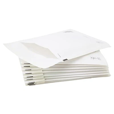 Image of Postmaster Padded Envelopes A5 White Peel Seal Bubble Mailers 170 x 225mm, 50 Pack