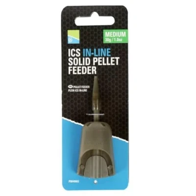 Image of Preston Innovations ICS In Line Solid Pellet Feeder Fishing (Medium 30g)