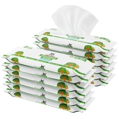 Image of Pogi&#039;s Dog Grooming Wipes Travel Packs 240 for Cleaning and Deodorising Hypoallergenic Pet Dogs, Puppy Quick Bath Paws, Butt, &amp; Body Fragrance Free