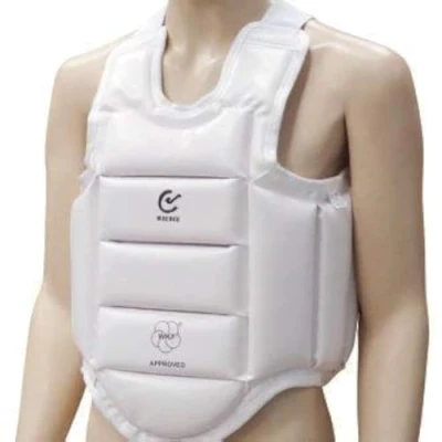 Image of Wacoku WKF Karate Competition Approved Sparring Chest Guard Junior Size