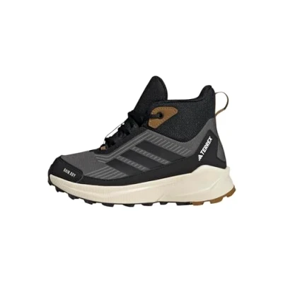 Image of Adidas Terrex Trailmaker 2 MID RAIN.RDY Unisex Hiking shoes for kids, Size: 6, Magic grey/semi blue/shadow navy Textile/synthetics