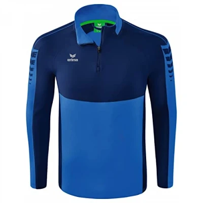 Image of Erima Adult Six Wings Training Top, New Royal/New Navy, L