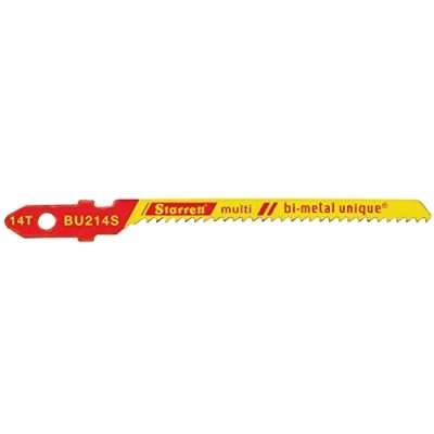 Image of Starrett Metal Cutting Jigsaw Blades 5 Pack BU224S Unified Shank 24 Teeth Per Inch Bi Unique Saw Blade Set for Scroll Cuts Compatible With Bosch Dewalt Hitachi Festool Milwaukee