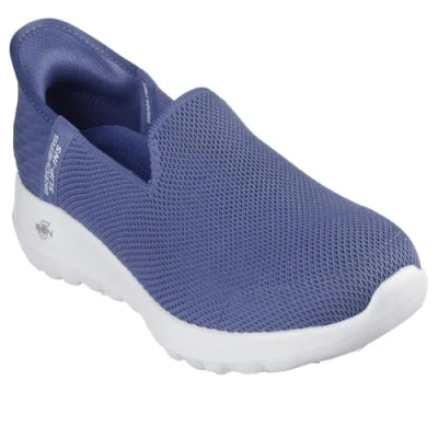 Image of Skechers Women&#039;s GO Walk Joy Vela Slip On, Blue, 4