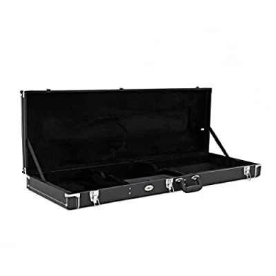 Image of Guitar Hard Case for Bass Guitars Lockable with Plush Lining