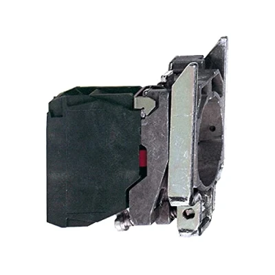 Image of Schneider Electric, Harmony, ZB4BZ141, Single contact block with body/fixing collar 1NO+2NC screw clamp terminal