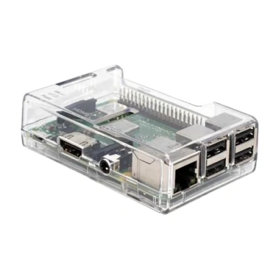 Image of sb components Raspberry Pi 3 Model B+ Transparent Case Access to All Ports